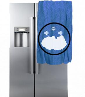 Намерзает снег, лед на стенке – холодильник Vestfrost